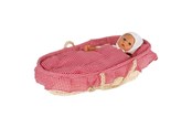 Lalka, mis i akcesoria - Goki Dolls Carrycot - 15252