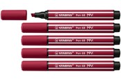 Przybory do pisania i rysowania - STABILO Pen 68 MAX - Fibre-tip Pen with Thick Chisel Tip - Heather Purple - 768/19