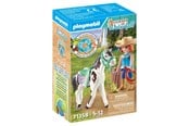 Figurki - Playmobil Feeding Time with Ellie and Sawdust - 71358