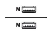 Kabel USB - DIGITUS ASSMANN - USB cable - USB to USB - 1.8 m - AK-300101-018-S