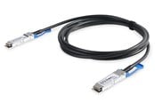 Kabel sieciowy - DIGITUS 100G QSFP28 Direct Attach Cable - 1m - Czarny - 1m - DN-81601