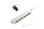 USB hub - j5create 7-Port USB3.0 Hub USB hub - 7 - USB 3.1 - Złoty - JCH377-N