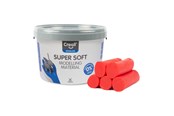 Kreatywne gry - Creall Supersoft clay Red 1750gr. - 25011