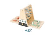 gry-planszowe-karciane-i-kosci - Small Foot - Wooden Strategy Game Battle of the Ships - 12221
