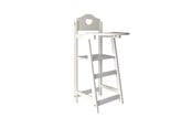 Lalki i akcesoria - Happy Friend Wooden Doll High Chair - 504320