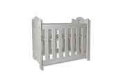 Lalka, mis i akcesoria - Happy Friend Wooden Doll Cot (FSC) - 504322