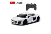Zdalnie sterowane zabawki - RASTAR R/C 1:24 AUDI R8 Silver - 46800
