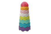Zabawki dla niemowlat - Happy Baby Bath Stacking Tower - 502211