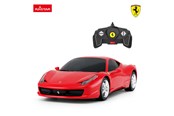 Zdalnie sterowane zabawki - RASTAR R/C 1:18 Ferrari 458 Italia Red - 53400