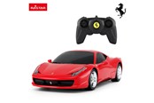 Zdalnie sterowane zabawki - RASTAR R/C 1:18 Ferrari 458 Italia Red - 53400