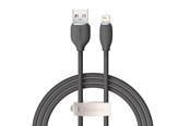 Kabel USB - Baseus Jelly cable USB to Lightning 2.4A 1.2m (black) - CAGD000001