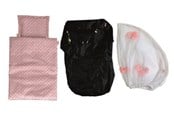 Lalka, mis i akcesoria - Happy Friend Pram Accessories Set - 504391