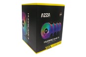 Wentylator obudowy - AZZA Hurricane II - case fan - Wentylator obudowy - 120mm - Czarny - FNAZ-12DRGB2-241
