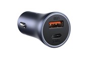 Telefon - Adapter i Ładowarka - Baseus Golden Contactor Pro USB + USB-C 40W - Grey - CCJD-0G