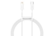 Kabel USB - Baseus Superior Series Cable USB-C to Lightning 20W PD 1m (white) - CATLYS-A02