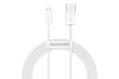Kabel USB - Baseus Superior Series Cable USB to iP 2.4A 2m (white) - CALYS-C02