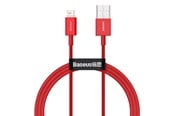 Kabel USB - Baseus Superior Series Cable USB to iP 2.4A 1m (red) - CALYS-A09