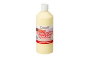 Kreatywne gry - Creall School paint Pastel yellow 500 ml - 30092