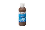 Kreatywne gry - Creall Lino Blockprint Paint Brown 250ml - 37008