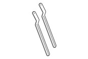 Uchwyty ścienne, uchwyty AV i meble AV - Poly mounting kit - for video conferencing system - Max - recommended for 65" - 2215-69381-001
