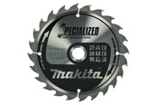 Piła tarczowa - Makita Circular saw blade special T.C.T. 165 x 20 mm 24 T (B-32910) - B-32910