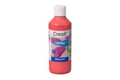 Kreatywne gry - Creall Glitter Paint Red 250ml - 01205