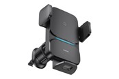 Telefon - Inne akcesoria - Baseus Wisdom Wireless Charging Air vent Electric Car Phone Holder (black) - CGZX000001