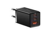 Telefon - Adapter i Ladowarka - Baseus GaN5 Pro 2xUSB-C + USB 65W (black) - CCGP120201