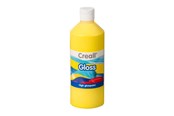 Kreatywne gry - Creall Gloss Gloss Paint Yellow 500ml - 01271