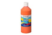 Kreatywne gry - Creall Gloss Gloss Paint Orange 500ml - 01272