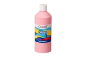 Kreatywne gry - Creall Gloss Gloss Paint Pink 500ml - 01280