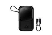 Powerbank - Baseus Qpow PRO with cable 10000mAh 22.5W (Black) Powerbank - Czarny - 10000 mAh - PPQD060101