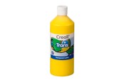 Kreatywne gry - Creall Transparent Paint Yellow 500ml - 23021