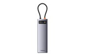 USB hub - Baseus StarJoy Metal Glam Series Hub 11in1 USB hub - 11 - USB 3.0 - Szary - B00030709811-00