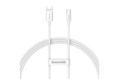 Kabel USB - Baseus Cable USB do USB-C  Superior 100W 1m (white) - P10320102214-01