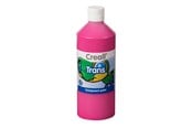 Kreatywne gry - Creall Transparent Paint Pink 500ml - 23030