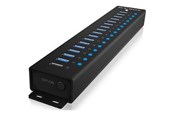 USB hub - ICY BOX IB-HUB1717-U3 USB hub - 17 - Czarny - IB-HUB1717-U3