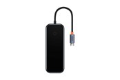 USB hub - Baseus Adapter 4w1 Hub USB-C na 4xUSB 3.0 (Dark Grey) USB hub - 4 - USB 3.0 - Szary - WKJZ010513
