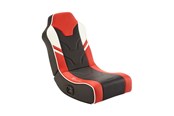 Fotel gamingowy - X Rocker Shadow 2.0 - Red Console gaming chair - Sztuczna skóra - Do 80 kg - 5121701