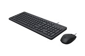 Klawiatura - HP 150 - Zestaw klawiatura i mysz - Angielski - Czarny - 240J7AA#ABB