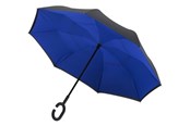 Wolny czas i Podróze - Impliva Inside Out Umbrella - Blue - RU-6-PMS BLACK 6C/PMS 7687C
