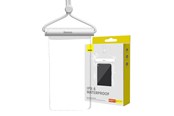 Telefon - Pokrowiec i etui - Baseus Waterproof phone case AquaGlide with Cylindrical Slide Lock (white) - P60263701213-00