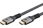 Kabel wyswietlacza - Pro HDMI 2.1 Sleeved - 2m - Black - HDMI2.1SL2