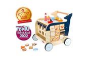 Zabawki dla niemowlat - Small Foot - Wooden Activity Walker Whale - 11608