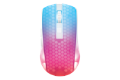 Myszka - Deltaco GAMING DM320 Transparents RGB Wireless - Myszka do gier - 6 - Biały - GAM-145-W
