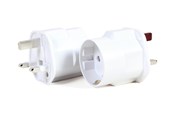 Kable - różne - Gembird Cablexpert - power connector adaptor - 3-pole to CEE 7/4 - A-AC-EUFUKM-01