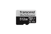 Karta pamięci - Transcend 340S MicroSD/SD - 160MB/s - 512GB - TS512GUSD340S