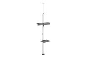 Uchwyty scienne, uchwyty AV i meble AV - Deltaco Floor-to-ceiling mount for most 37” to 70” TVs and screens - Max 30 kg - recommended for 70" - ARM-0455