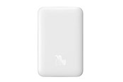 Powerbank - Baseus Magnetic 10000mAh 20W MagSafe (white) Powerbank - Biały - 10000 mAh - PPCX070002