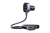 Telefon - Adapter i Ladowarka - Joyroom Car charger  JR-CL03 5-Port USB (black) - JR-CL03